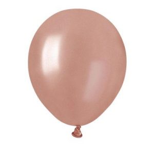 Ballonger rosegull, 13 cm - 100 stk