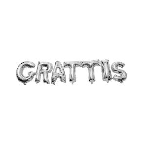 Ballongbanner GRATTIS - sølv
