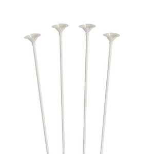 Ballongpinner hvit - 25 stk