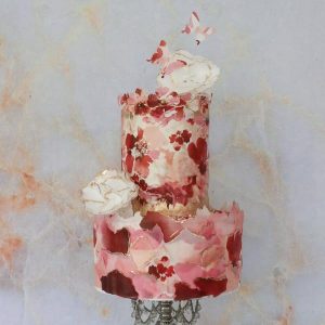 Eksklusiv wafer paper designer kit - Rød og rosa
