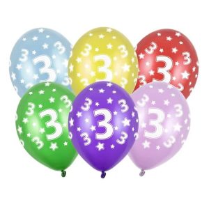 Ballonger, 3år - 6 stk
