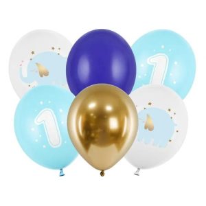 Ballonger - One Year, 30 cm - 6 stk