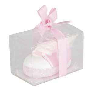 Kakelys, rosa - baby sko