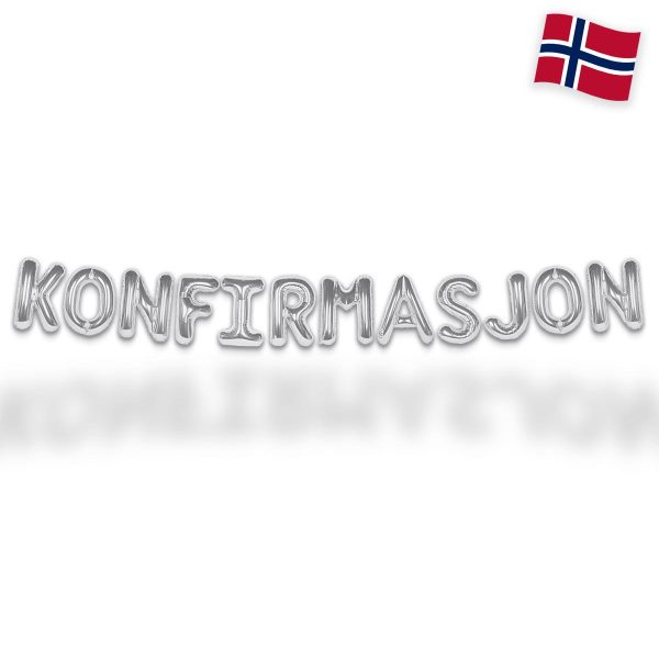 Folieballonger , Konfirmasjon - Sølv