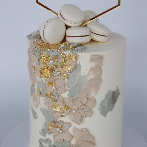 Bladmetall kake 24 karat, Gull - 3 store ark - Bilde 2