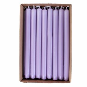Kronelys, 1 stk - Lavender