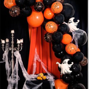 Ballongbue Halloween, gjør det selv - Svart og Oransje