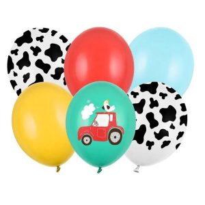 Ballonger, Bondegård Mix  - 6 stk
