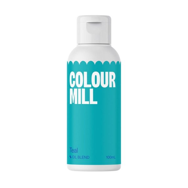 Colour Mill Oljebasert Matfarge, 100ml - Teal
