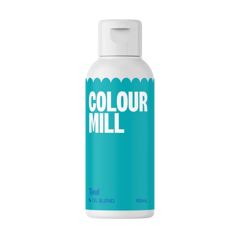 Colour Mill Oljebasert Matfarge, 100ml - Teal