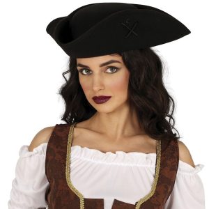 Pirathatt filt - Svart