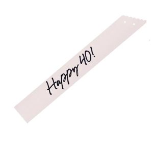 Bursdagsbånd - Happy 40!