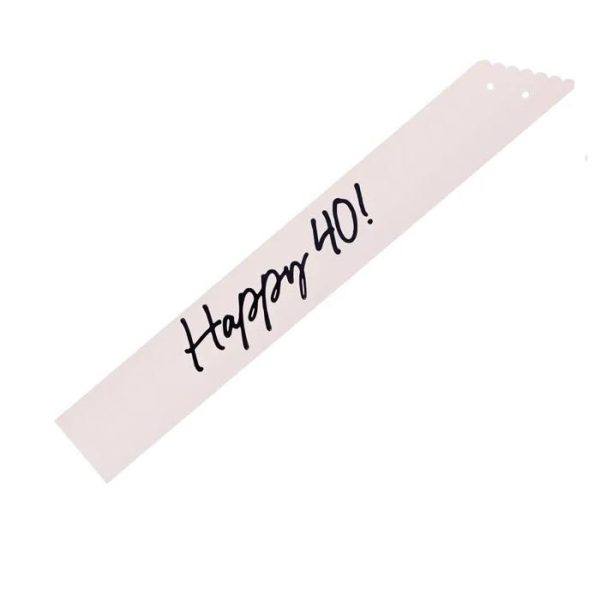 Bursdagsbånd - Happy 40!