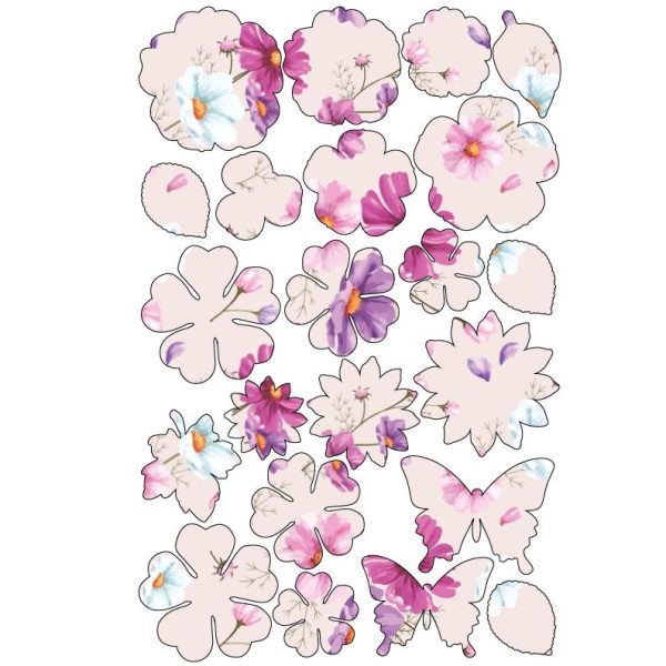 Eksklusiv wafer paper designer kit - Sweet pink - Bilde 3