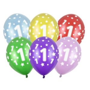 Ballonger, 1år 30 cm - 6 stk
