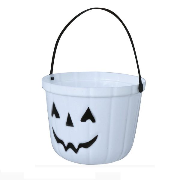 Halloween godtebøtte, Glow in the dark- Hvit