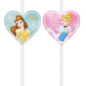 Papirsugerør, Disney prinsesser - 4 stk