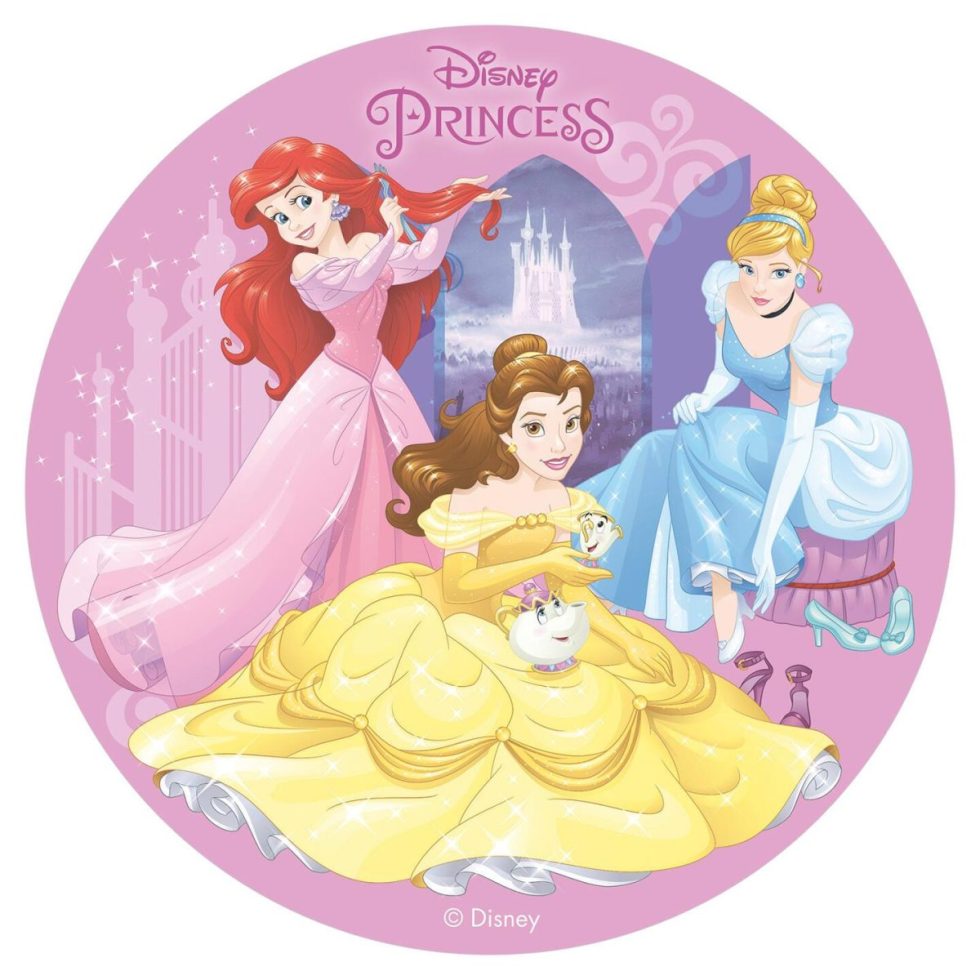Spiselige kakebilde, Disney Prinsesser - 20cm