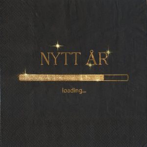 Servietter, Nytt år laster inn – 20 stk