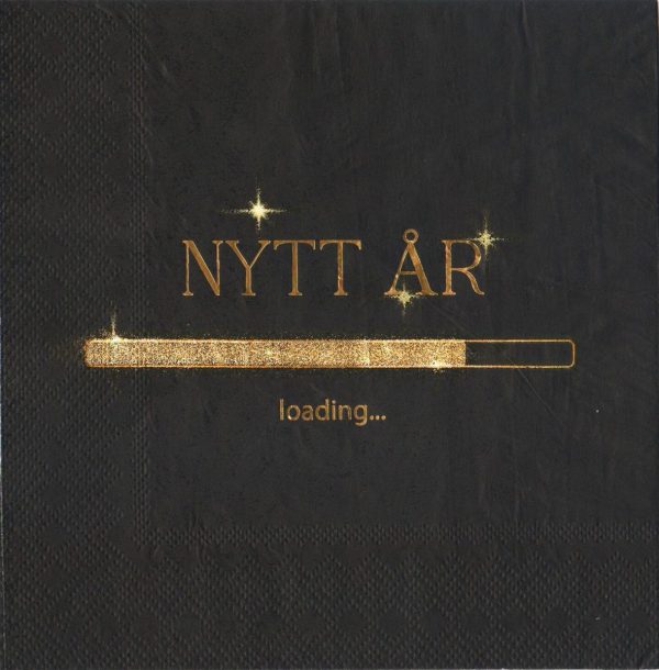 Servietter, Nytt år laster inn – 20 stk