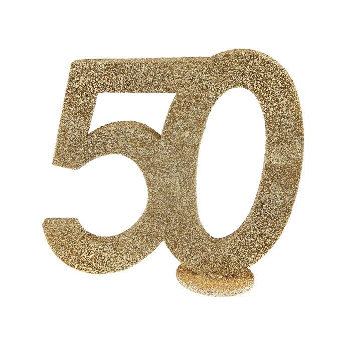 Bordpynt, Gull med glitter - 50år