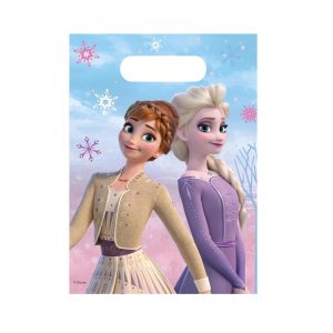 Godteposer plast, Frost - 6 stk