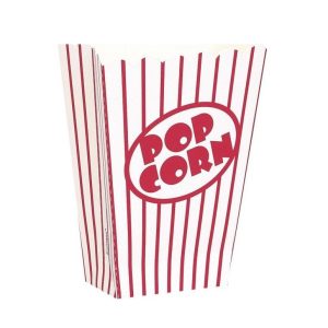 Snacksbokser, Popcorn retro - 8 stk