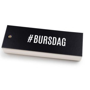 Kort etikett - #BURSDAG