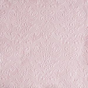 Servietter kaffe, elegance pastell rose – 15 stk