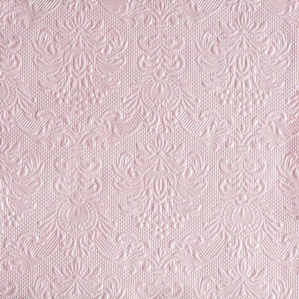 Servietter kaffe, elegance pastell rose – 15 stk