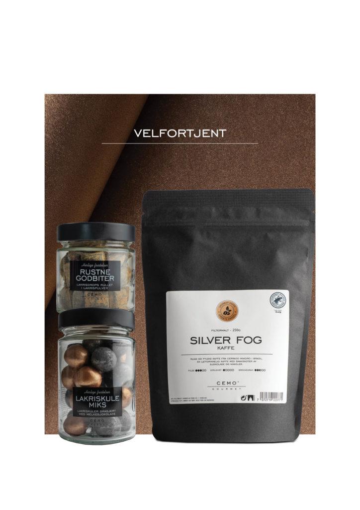 Gavepose velfortjent - kaffe og lakris