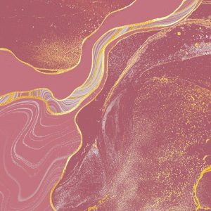 Servietter lunsj, marmor rosa – 20 stk