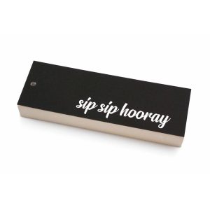 Kort etikett - Sip sip hooray