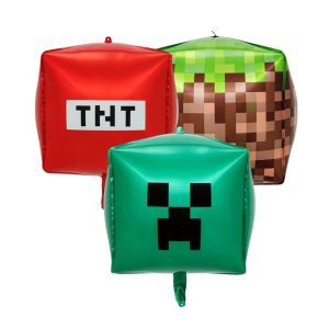 Folieballonger, Minecraft - 3 stk