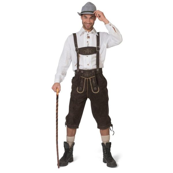 Oktoberfest lederhose ekte lær - Ludwig