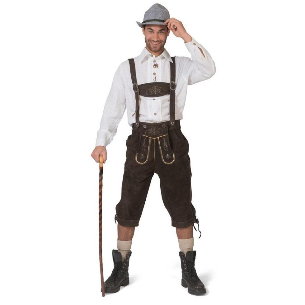 Oktoberfest lederhose ekte lær - Ludwig