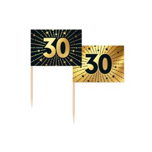 Cocktailpinner, 30 år - 50 stk