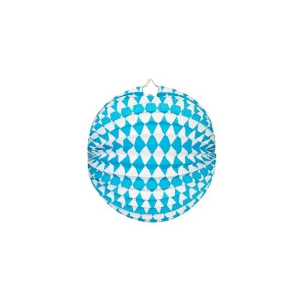 Papirlanterne rund, oktoberfest - 25 cm