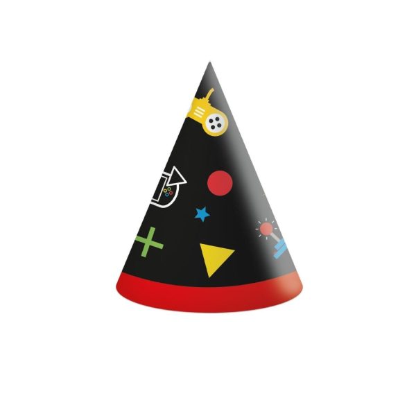 Partyhatter, Gaming party - 6 stk