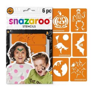 Stensiler til ansiktsmaling - 6 halloween motiv
