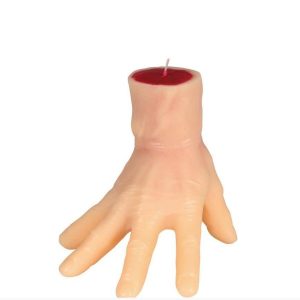 Stearinlys - Avkappet hånd