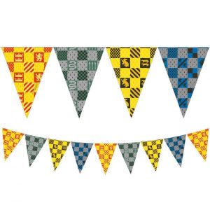 Flaggbanner, Harry Potter husene - 2,3 meter