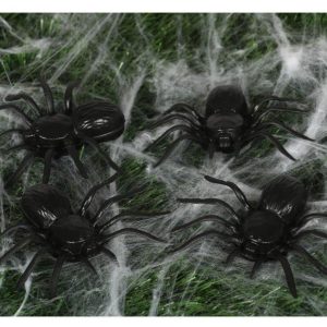 Edderkopper, 10cm – 4 stk