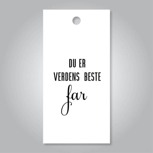 Tag til gave - Verdens beste far