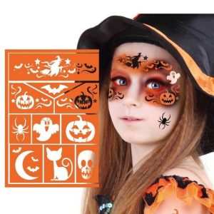 Stensiler til ansiktsmaling - Halloween