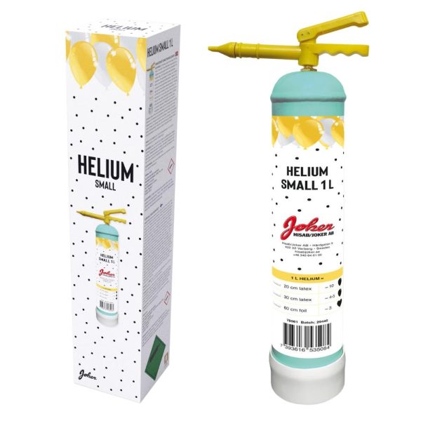 Heliumtank til 10 ballonger på 20cm