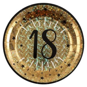 Papptallerkener, 18 år – 10 stk