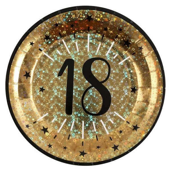 Papptallerkener, 18 år – 10 stk