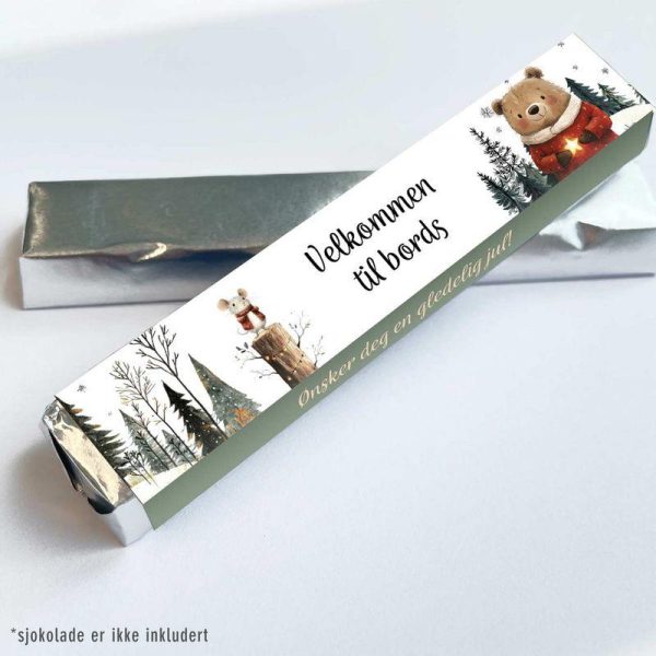 Kinder omslag jul, Velkommen til bords - 20 stk