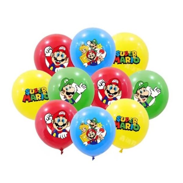 Ballonger, Super Mario - 10 stk